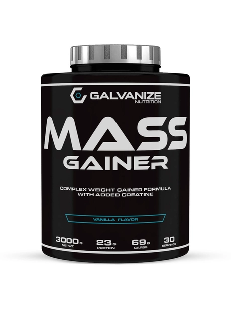Галванайз Масс Гейнер (Galvanize Mass Gainer). Порошок со вкусом: ванили (Vanilla).